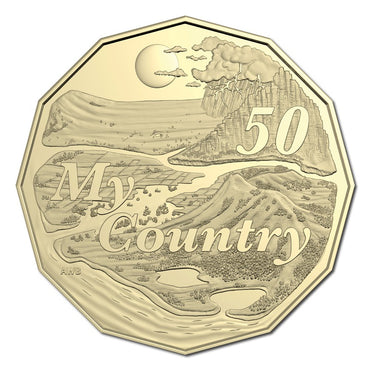 50c 2025 Dorothea Mackellar - My Country UNC