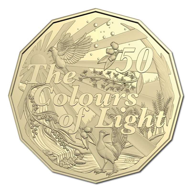 50c 2025 Dorothea Mackellar - The Colours of Light UNC