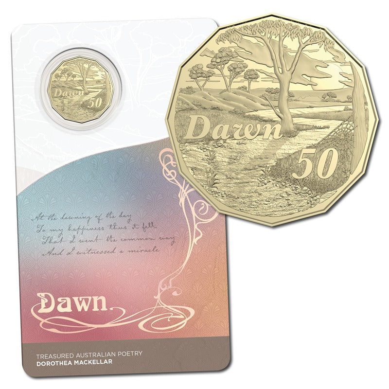 50c 2025 Dorothea Mackellar - Dawn UNC