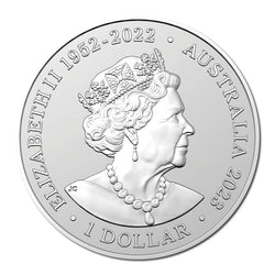 $1 2023 Rough Toothed Dolphin 1oz Silver UNC