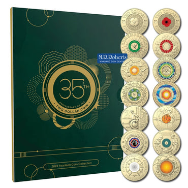 $2 2023 35th Anniversary of the Two Dollar 14 Coin Set
