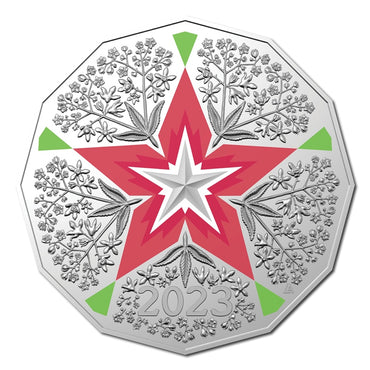 50c 2023 Christmas Festive Floral UNC