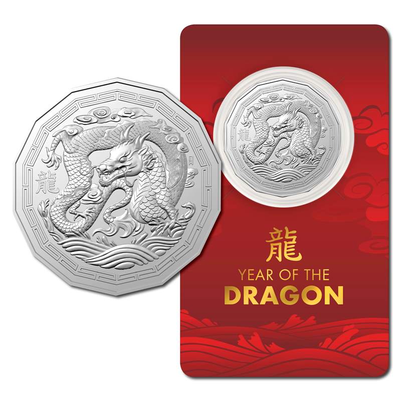 50c 2024 Year of the Dragon UNC