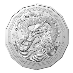 50c 2024 Year of the Dragon UNC