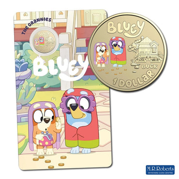 $1 2024 Bluey Dollarbucks Al/Bronze Coloured UNC - The Grannies