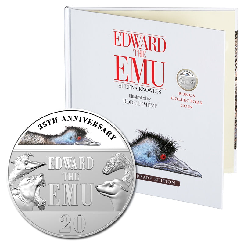 20c 2023 Edward the Emu UNC - Special Edition Book - Limit 1