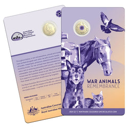 $2 2024 War Animals Remembrance 'C' Mintmark UNC