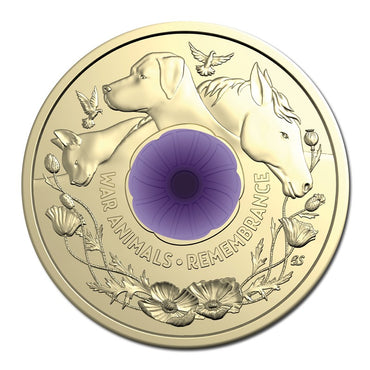 $2 2024 War Animals Remembrance UNC