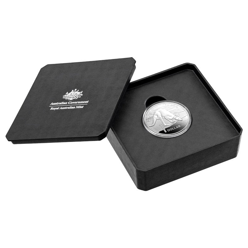 $1 2024 Kangaroo 1oz Silver Proof - Desert Life