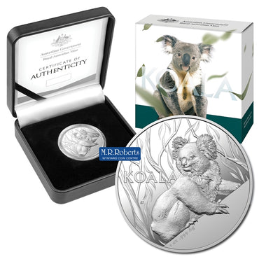 $5 2024 Koala High Relief 1oz Silver Proof