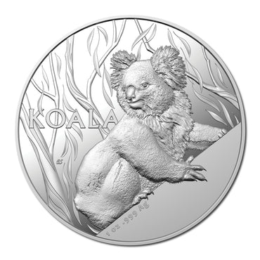 $5 2024 Koala High Relief 1oz Silver Proof