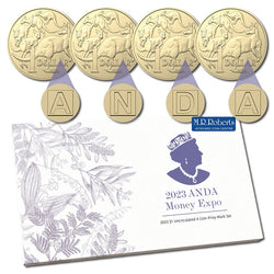 $1 2023 ANDA Money Expo 4 Coin Privy Mark Set
