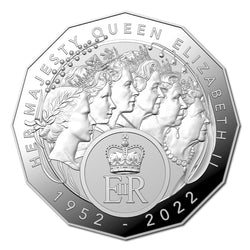 50c 2023 Elizabeth Regina HM Queen Elizabeth II Commemoration Silver Proof - Limit 1