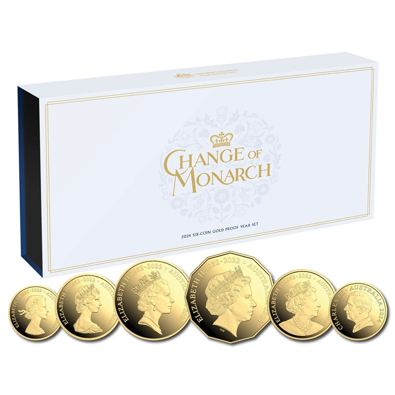 2024 Fine Gold Proof Set - Change of Monarch