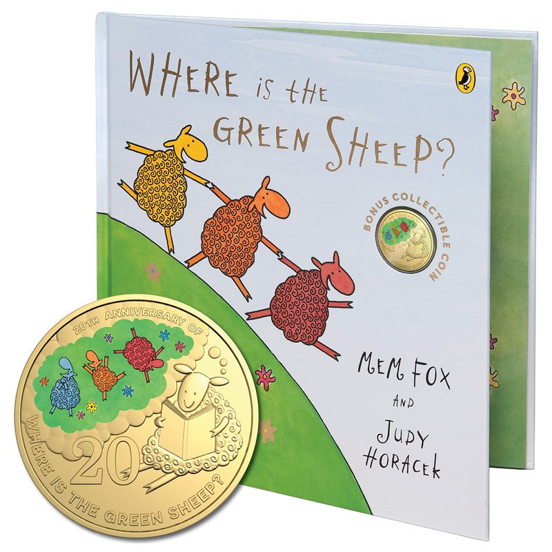 20c 2024 Where is the Green Sheep UNC - Deluxe Edition Book