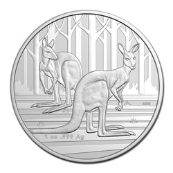 $1 2024 Kangaroo 1oz Silver UNC