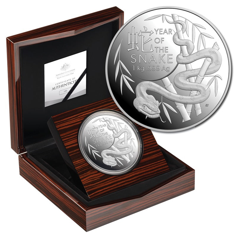 $30 2025 Year of the Snake 1 Kilo Silver Proof