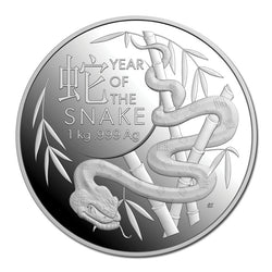 $30 2025 Year of the Snake 1 Kilo Silver Proof