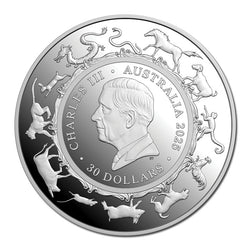 $30 2025 Year of the Snake 1 Kilo Silver Proof