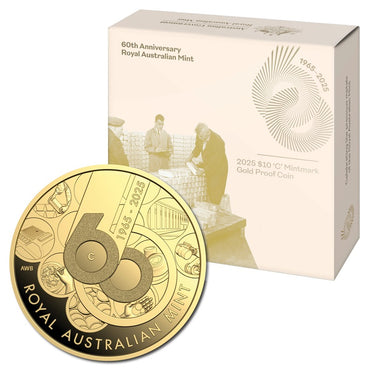 $10 2025 RAM 60th Anniversary Gold Proof