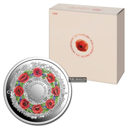 $2 2025 WWII 80th Anniversary 'C' Mintmark Silver Proof