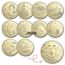 $1 2025 Women's Weekly Birthday Cake Set of 10 in Tube & Folder