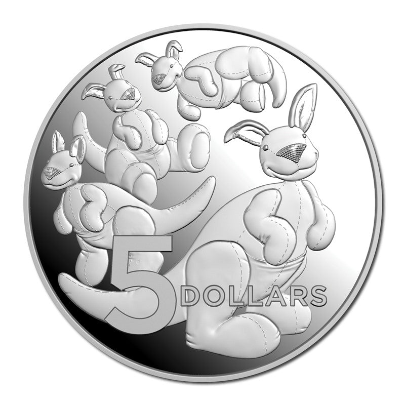 $5 2024 Baby Coin - Toy Kangaroo 1oz Silver Proof