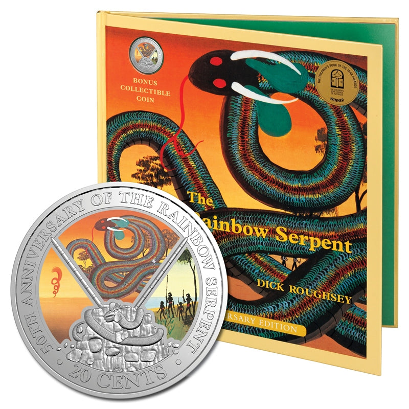20c 2025 The Rainbow Serpent UNC - Special Edition Book - LIMIT 1