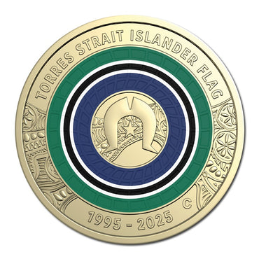 $2 2025 Torres Strait Islander Flag 'C' Mintmark UNC