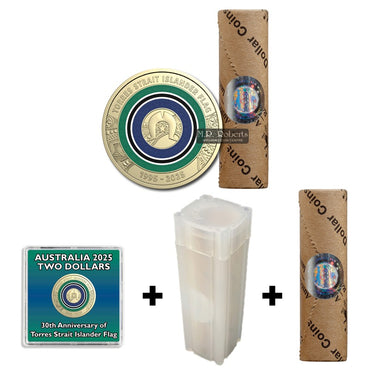 $2 2025 Torres Strait Islander Flag Premium Mint Roll PACKAGE
