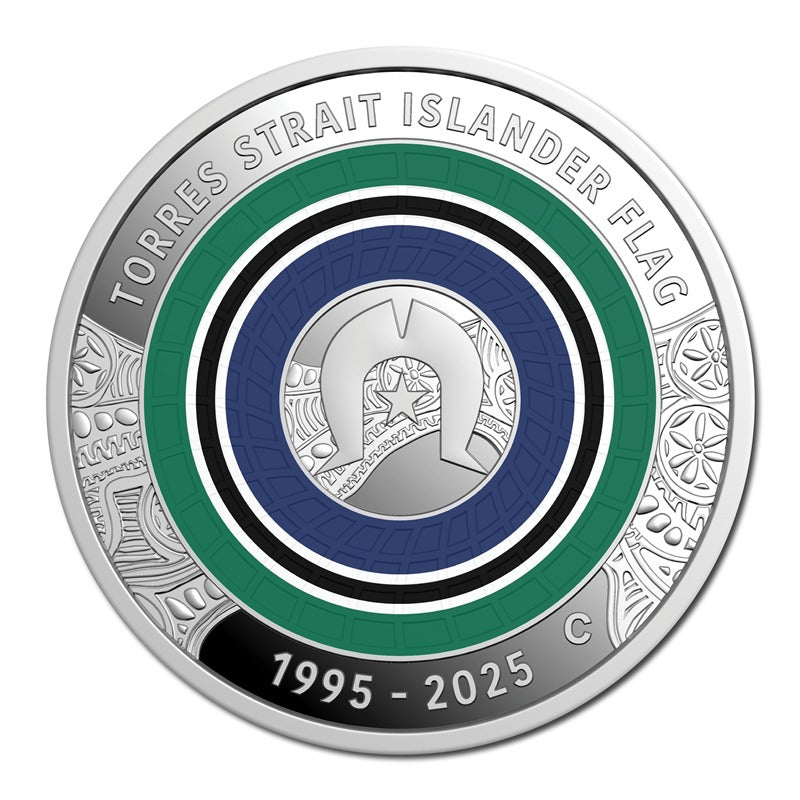 $2 2025 Torres Strait Islander Flag Silver Proof