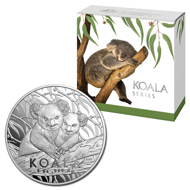 $5 2025 Koala High Relief 1oz Silver Proof