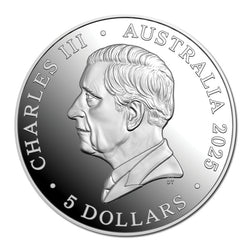 $5 2025 Koala High Relief 1oz Silver Proof