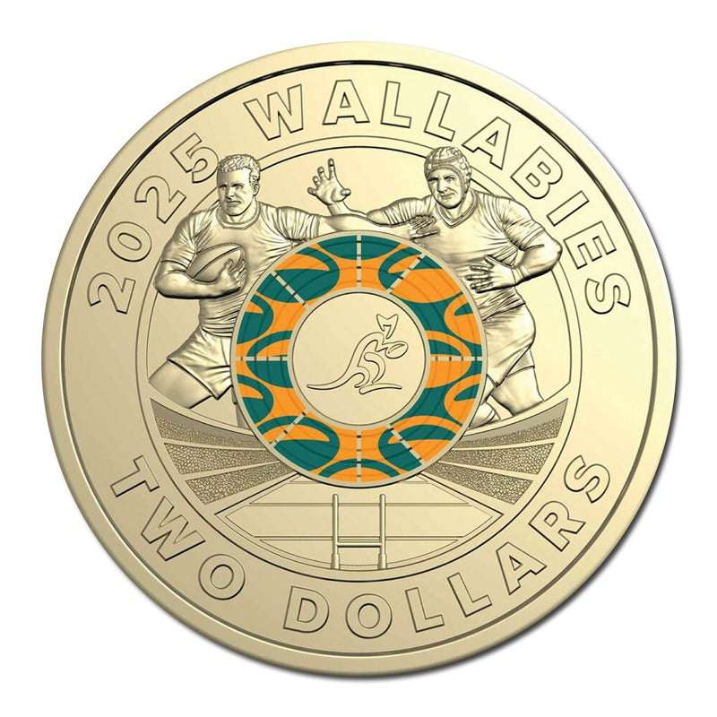 $2 2025 Wallabies & Wallaroos Two Coin Set UNC