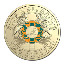 $2 2025 Wallabies & Wallaroos Two Coin Set UNC