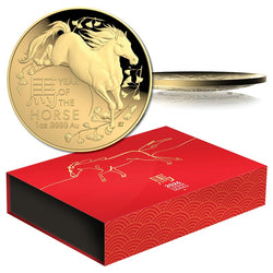 $100 2026 Year Of The Horse 1oz Gold Proof Domed