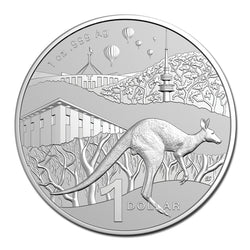 $1 2025 Kangaroo Series 1oz Silver UNC - Bush Capital