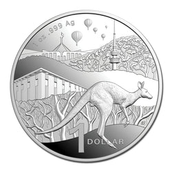 $1 2025 Kangaroo Series 1oz Silver Proof - Bush Capital