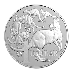 $1 2026 Mob of Six Kangaroo Series 1oz Silver UNC