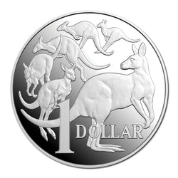 $1 2026 Mob of Six Kangaroo Series 1oz Silver Proof - LIMIT 1