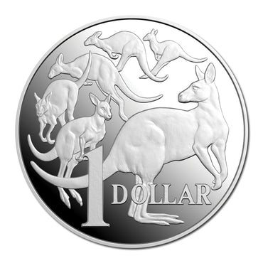 $1 2026 Mob of Six Kangaroo Series 1oz Silver Proof - LIMIT 1