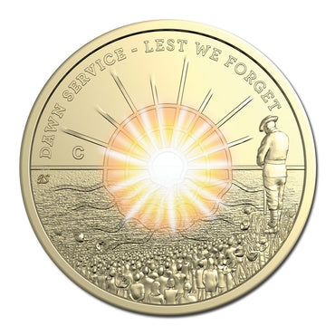 $2 2026 Dawn Service 'C' Mintmark Coloured UNC - LIMIT 5