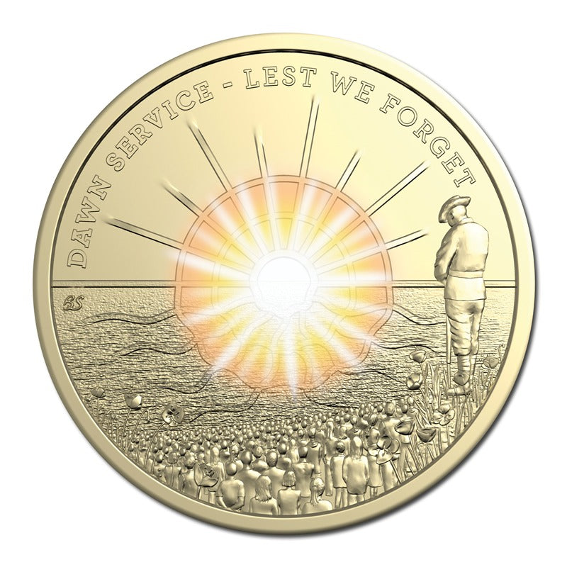 $2 2026 Dawn Service Coloured UNC Cased