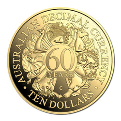 $10 2026 60th Anniversary of Decimal Currency Gold Proof
