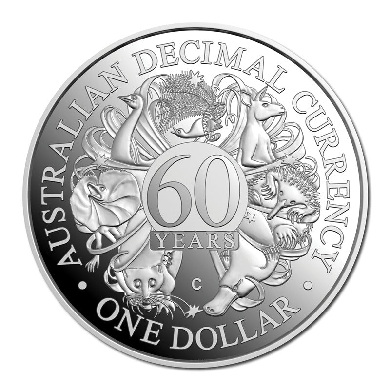 $1 2026 60th Anniversary of Decimal Currency Silver Proof - LIMIT 1