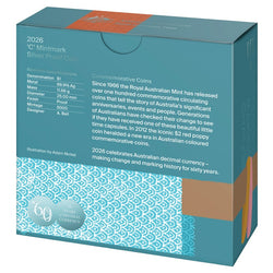 $1 2026 60th Anniversary of Decimal Currency Silver Proof - LIMIT 1