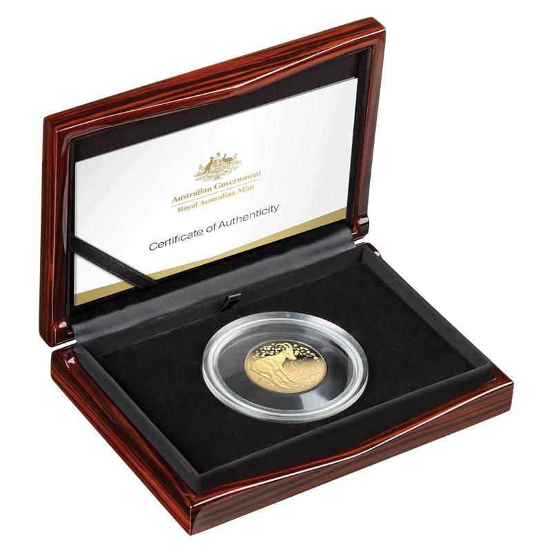$100 2027 Year Of The Goat 1oz Gold Proof Domed