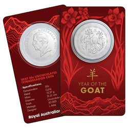 50c 2027 Year of the Goat UNC