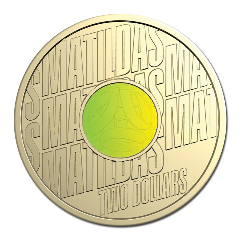 $2 2026 Matildas Coloured UNC