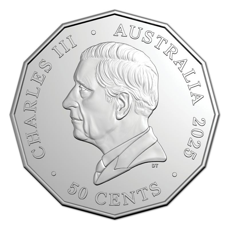 50c 2025 Steam Train Giants Seven Coin Set